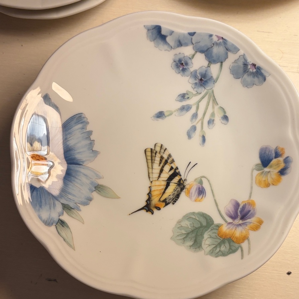 Lenox Butterfly Meadow plates set of 4